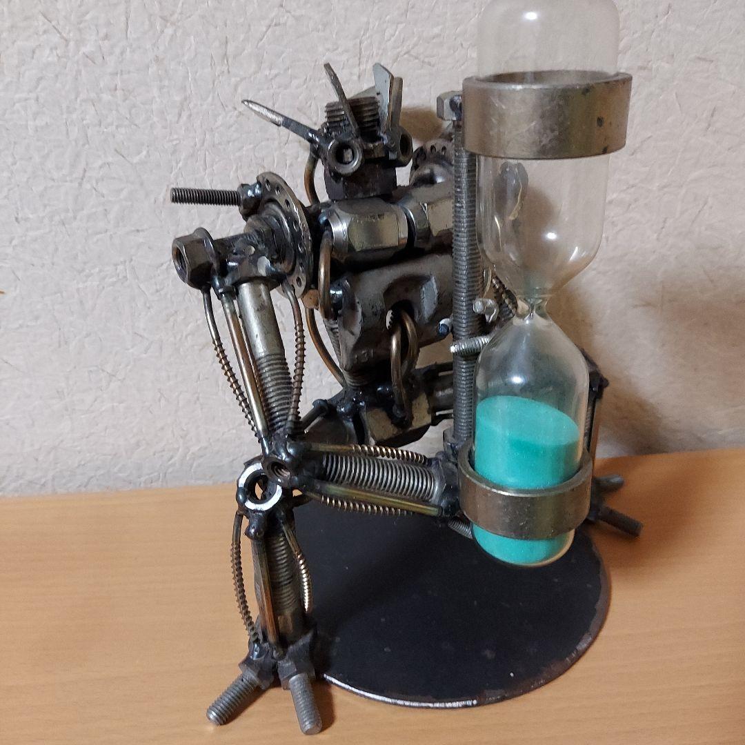 ロボット　砂時計