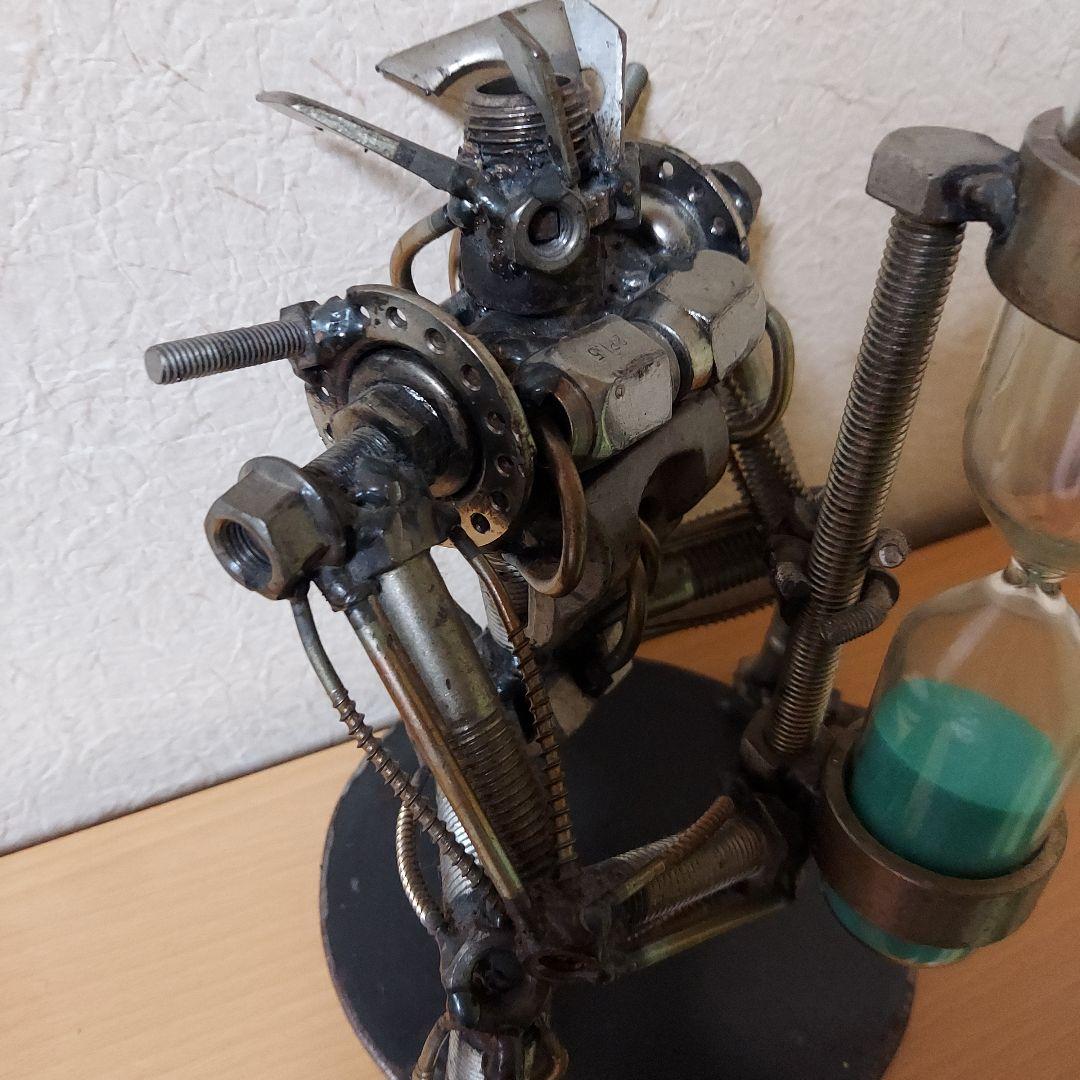 ロボット　砂時計