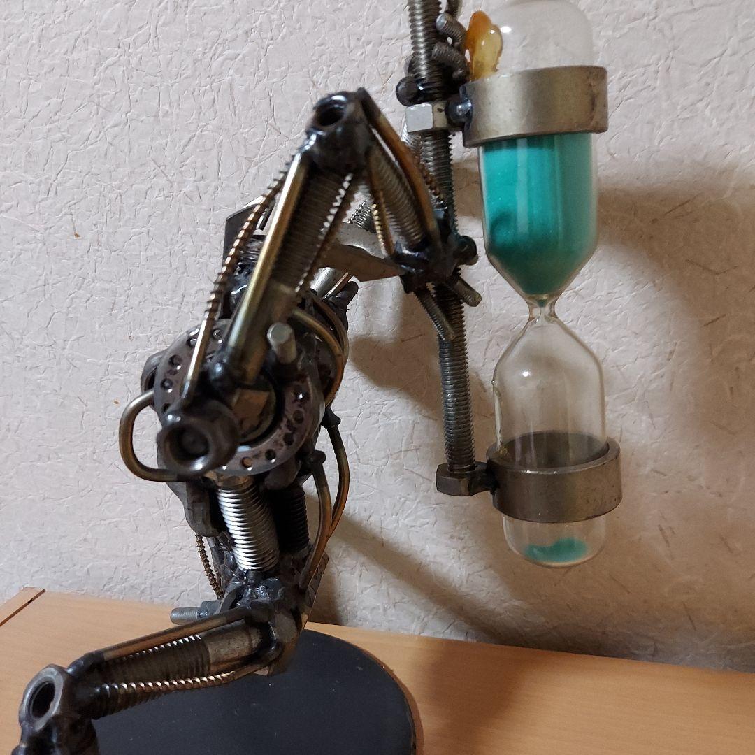 ロボット　砂時計