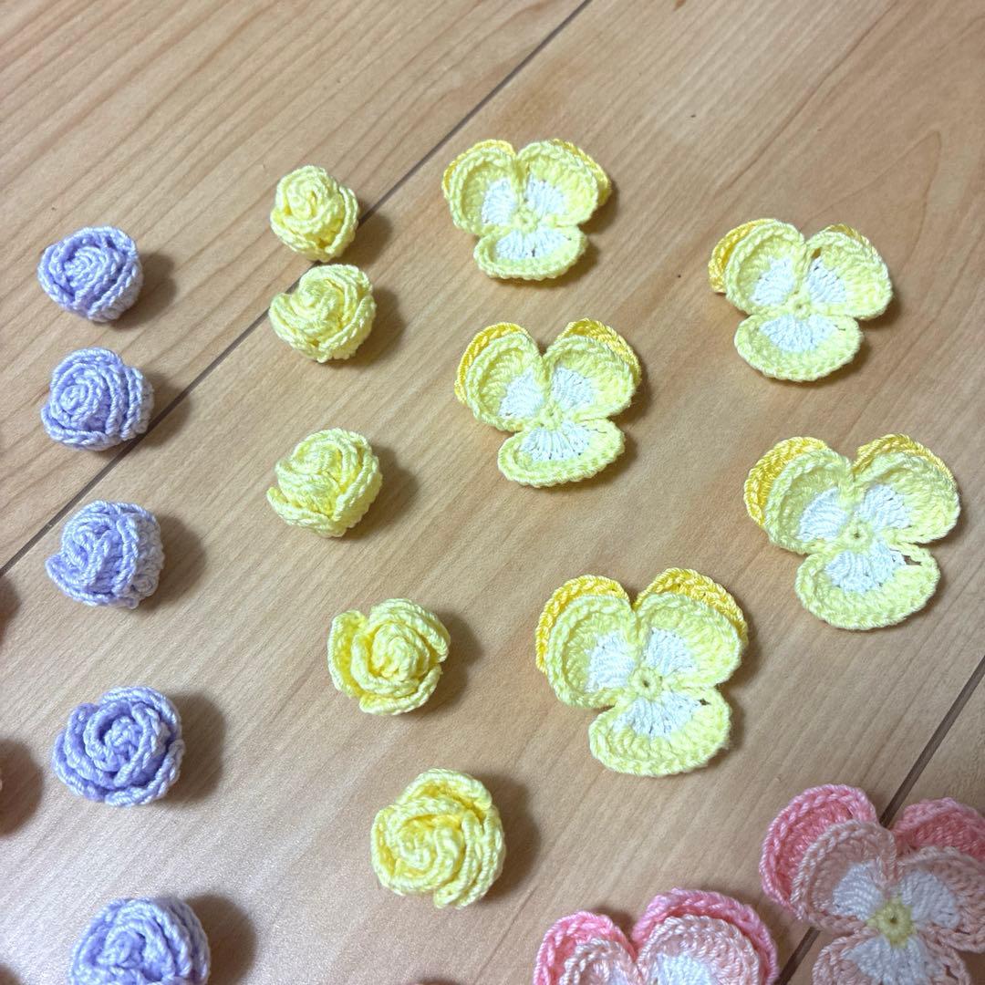 【75】ともΣ੧(❛□❛✿)ハンドメイド　レース編みドイリー　計70点