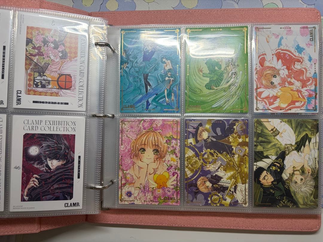 CLAMP展 カードコレクション＋箔押しトランプまとめ売り収納ファイルつき
