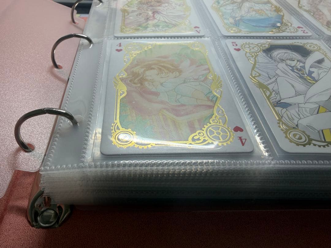 CLAMP展 カードコレクション＋箔押しトランプまとめ売り収納ファイルつき