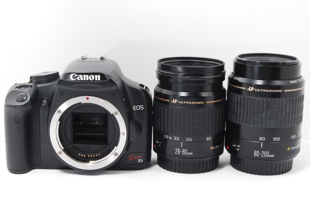 シャッター数4478回 Canon Kiss x2 一眼レフカメラ スマホ転送