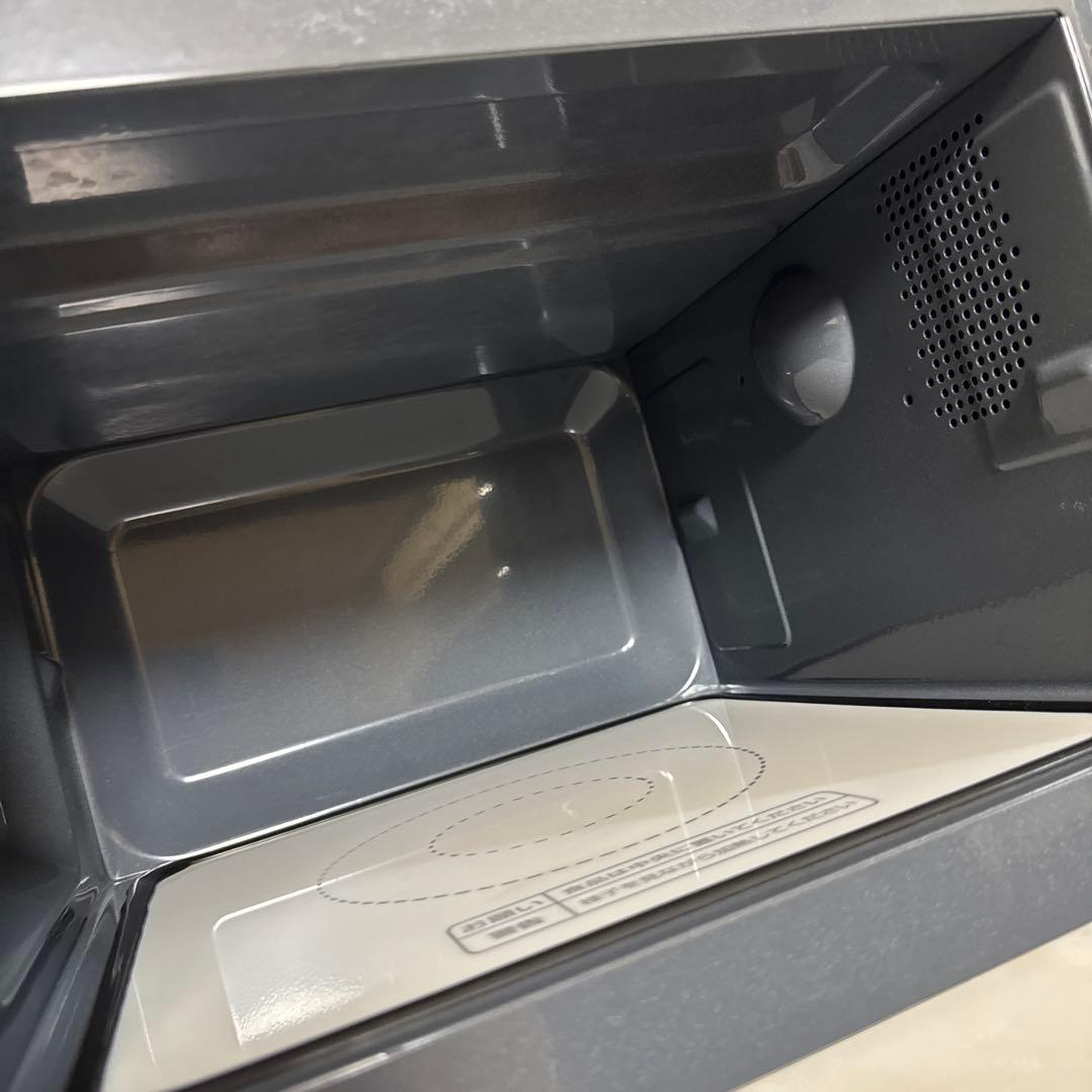 A-stage 2022年製m単機能電子レンジ 18L ヘルツフリー フラット