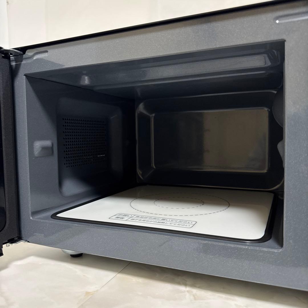 A-stage 2022年製m単機能電子レンジ 18L ヘルツフリー フラット