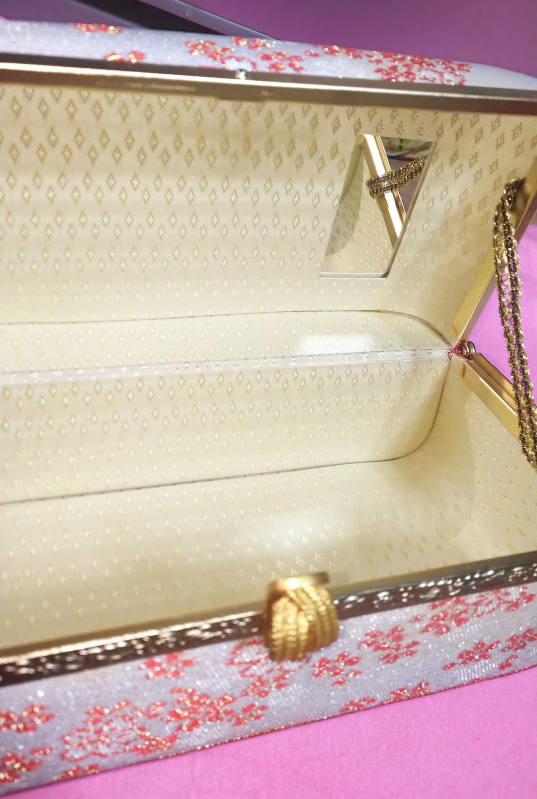 新品 成人式 ハート♥️ 鏡付きかばん 和装 バッグ 草履 セット