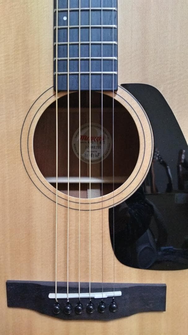 ❤️弦高調整済！「MORRIS モーリス M-011 NAT」＋ショルダーケース