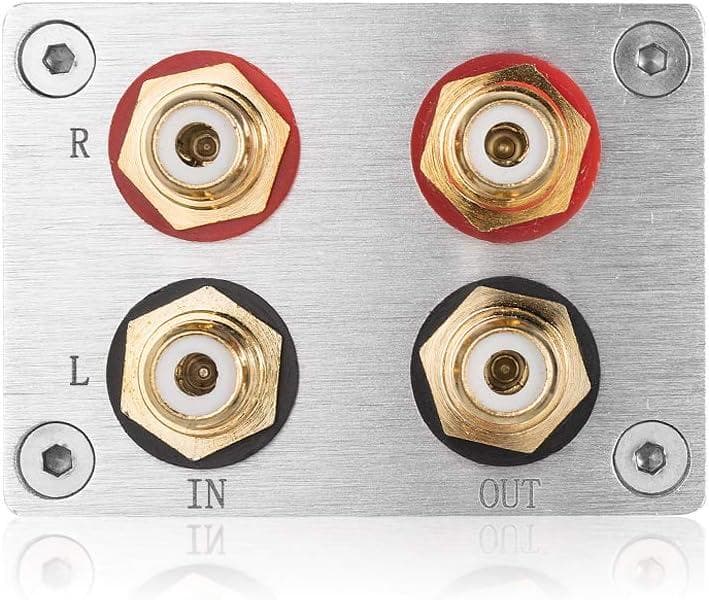 パッシブプリアンプ ボリュームコントローラ 高精度 HiFi シルバー