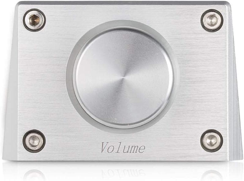 パッシブプリアンプ ボリュームコントローラ 高精度 HiFi シルバー
