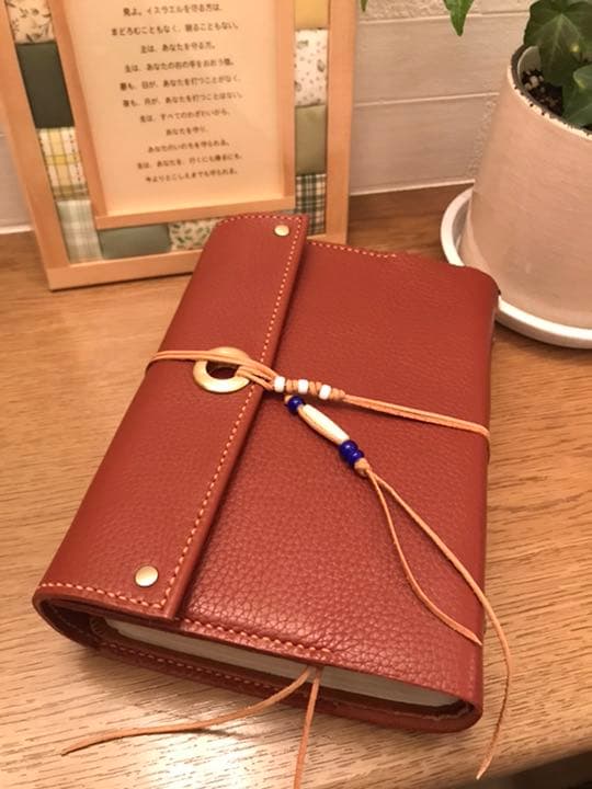 受注見本　ハンドメイド　キリスト大型版聖書カバー