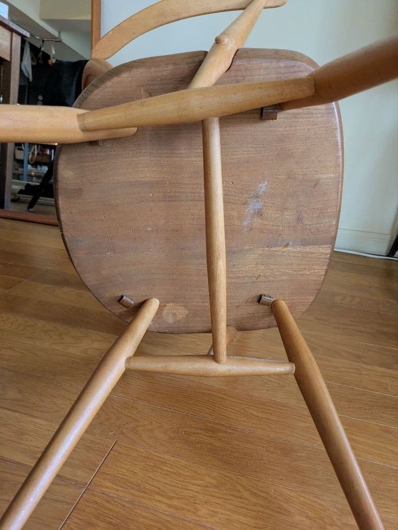 ercol アーコール　フープバックアームチェア　ブルーラベル