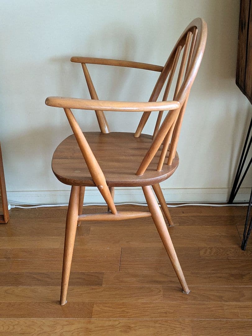 ercol アーコール　フープバックアームチェア　ブルーラベル