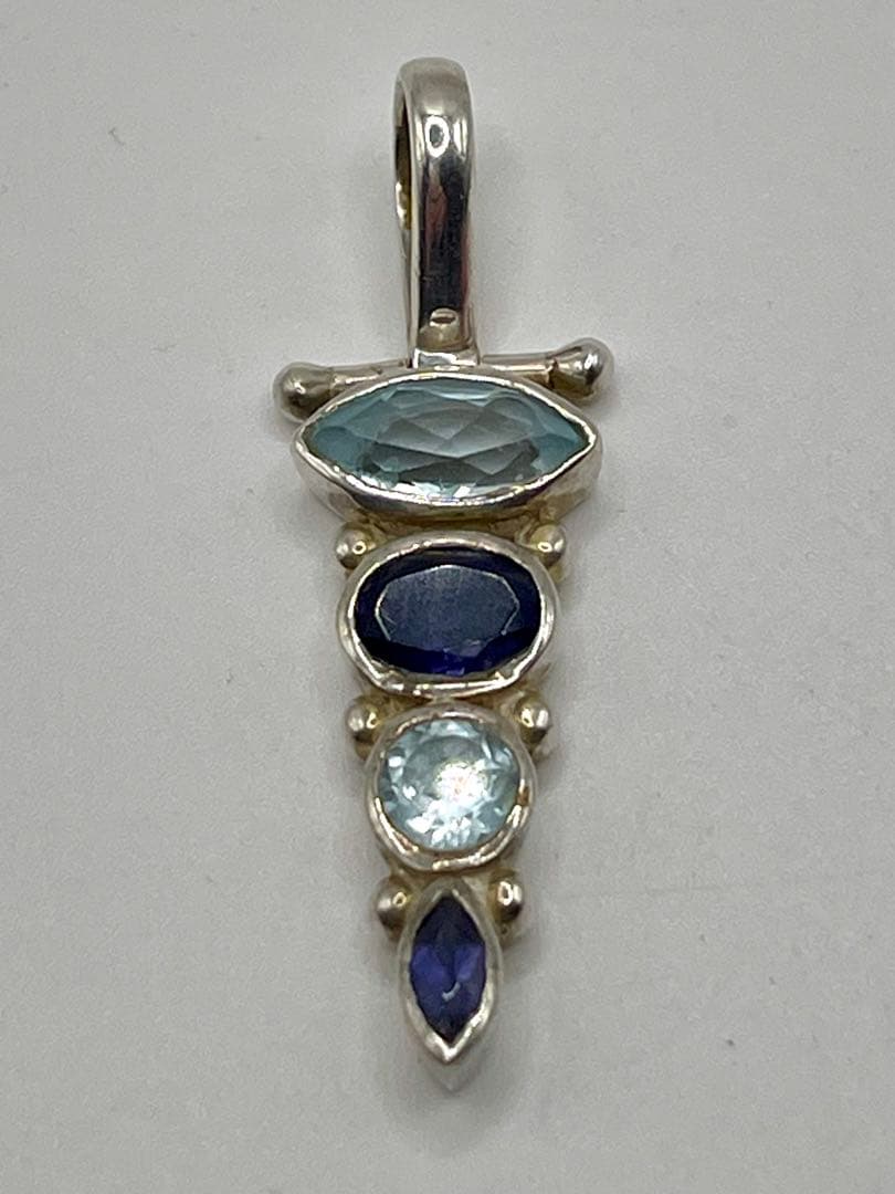 Shankari ジュエリー　ペンダントヘッド　アクアマリン、アメジスト