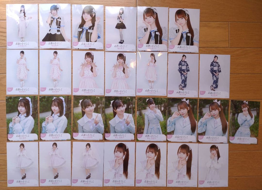 高嶺のなでしこ バラ売り歓迎 生写真108枚 フォトカ5枚