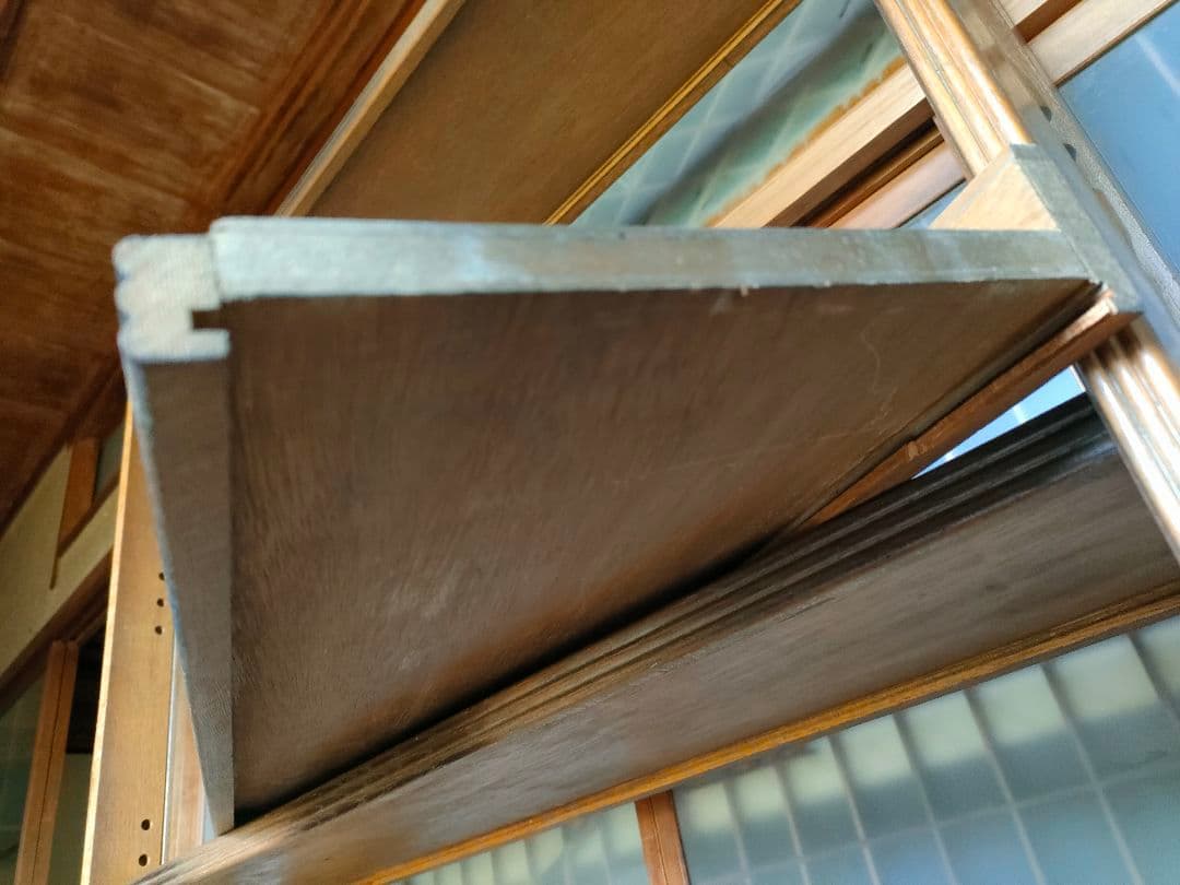 レトロな本棚　横91cm 高さ154cm(記載修正) 奥行26cm　シェルフ