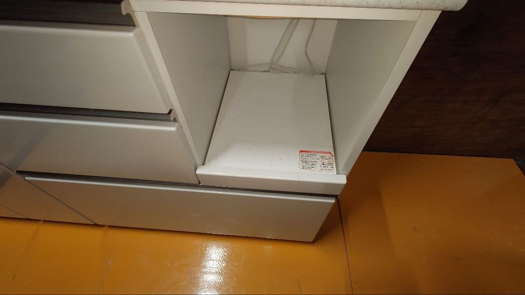 nitori キッチンボード 140cm シンプル ホワイト 食器棚