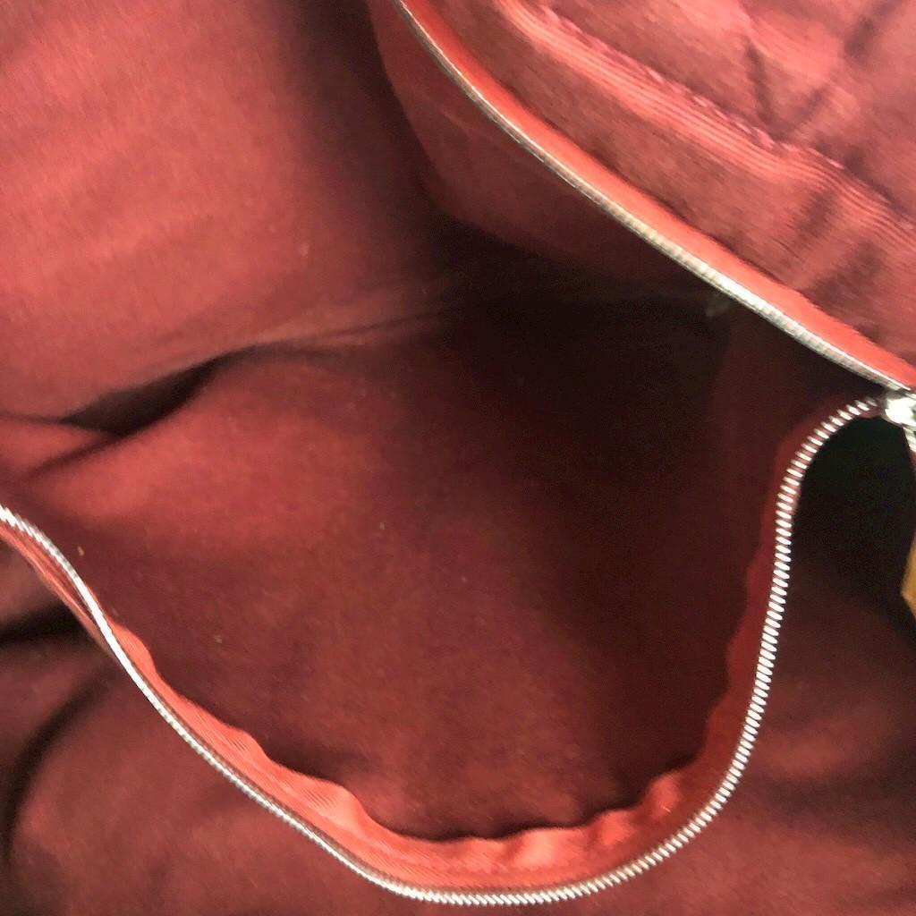 HERMES エルメス フールトゥMM キャンバス トートバッグ レッド