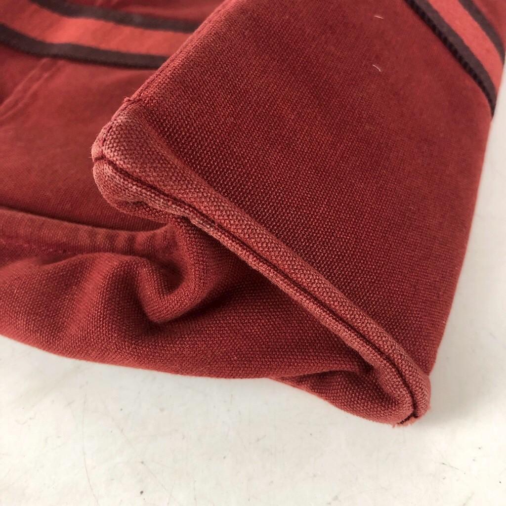 HERMES エルメス フールトゥMM キャンバス トートバッグ レッド