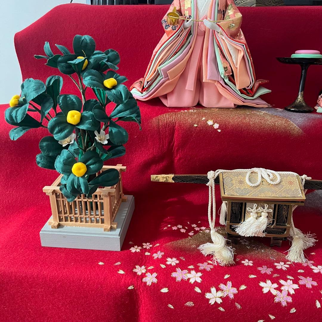 ①鳳凰雛　雛人形　3段飾り　ひな人形　豪華