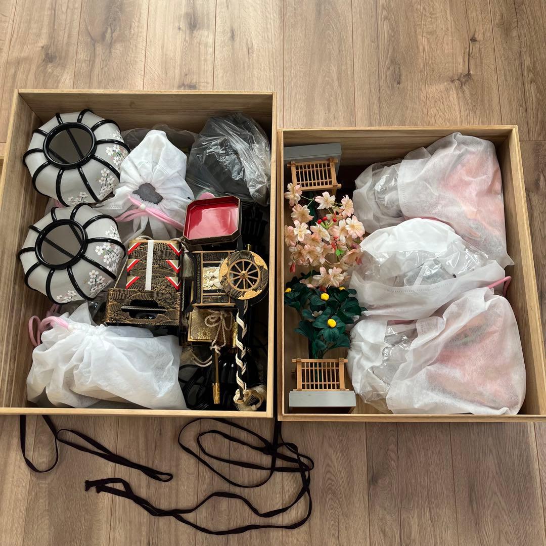 ①鳳凰雛　雛人形　3段飾り　ひな人形　豪華