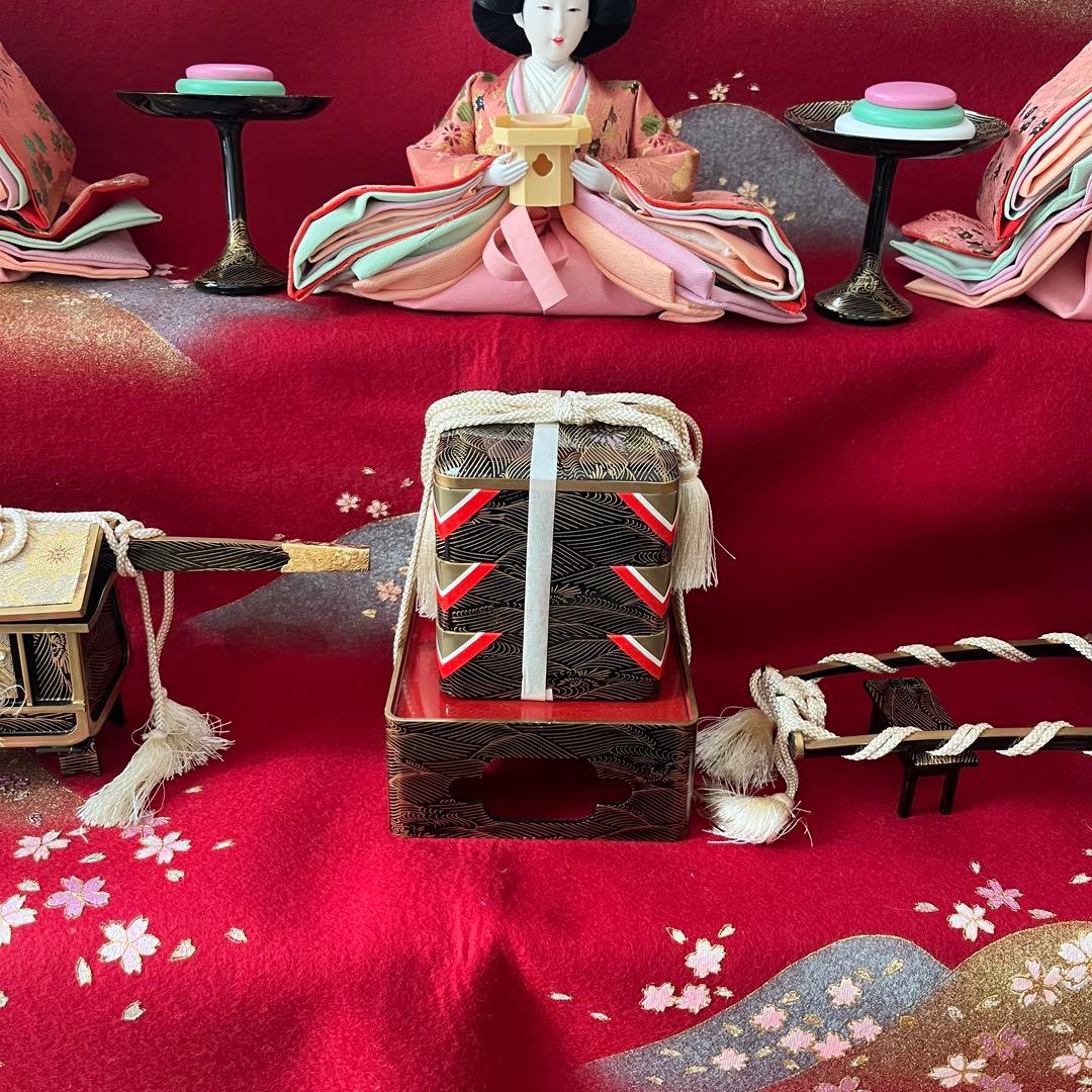 ①鳳凰雛　雛人形　3段飾り　ひな人形　豪華