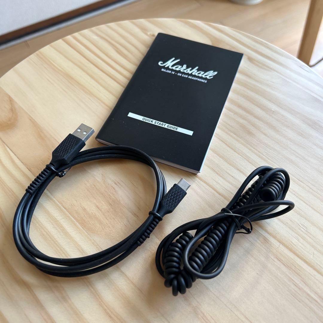 【美品】Marshall MAJOR IVワイヤレスヘッドホン ブラック