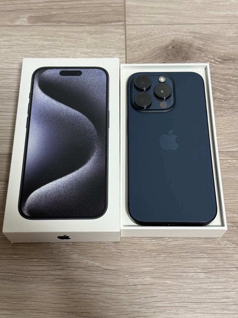 【海外版】iPhone 15 Pro Blue Titanium 256GB