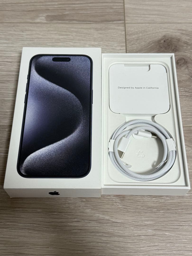 【海外版】iPhone 15 Pro Blue Titanium 256GB