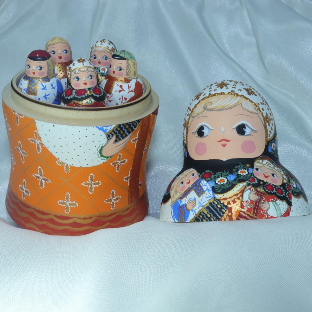 【美品】マトリョーシカ Lyudmila リュドミーラ