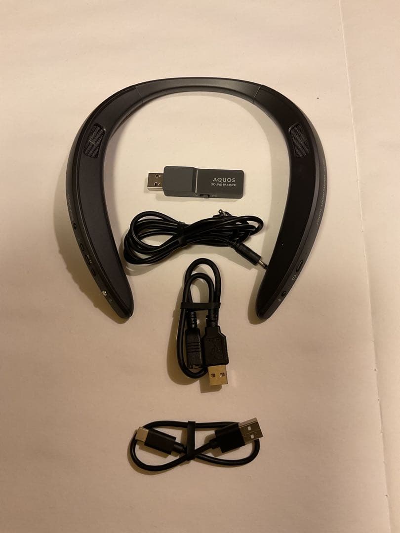 SHARP AN-SS3 ネックスピーカー　　5-④ 黒