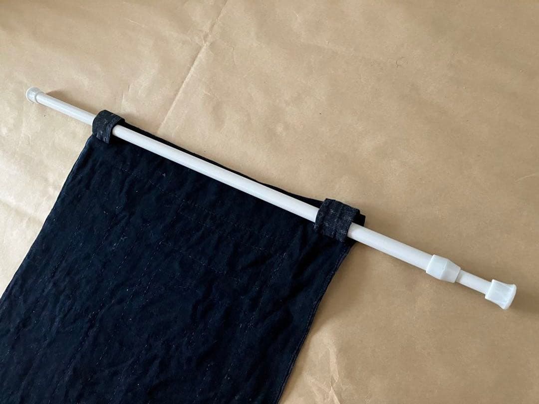 ハンドメイド　古布パッチワーク　アンティーク　のれん