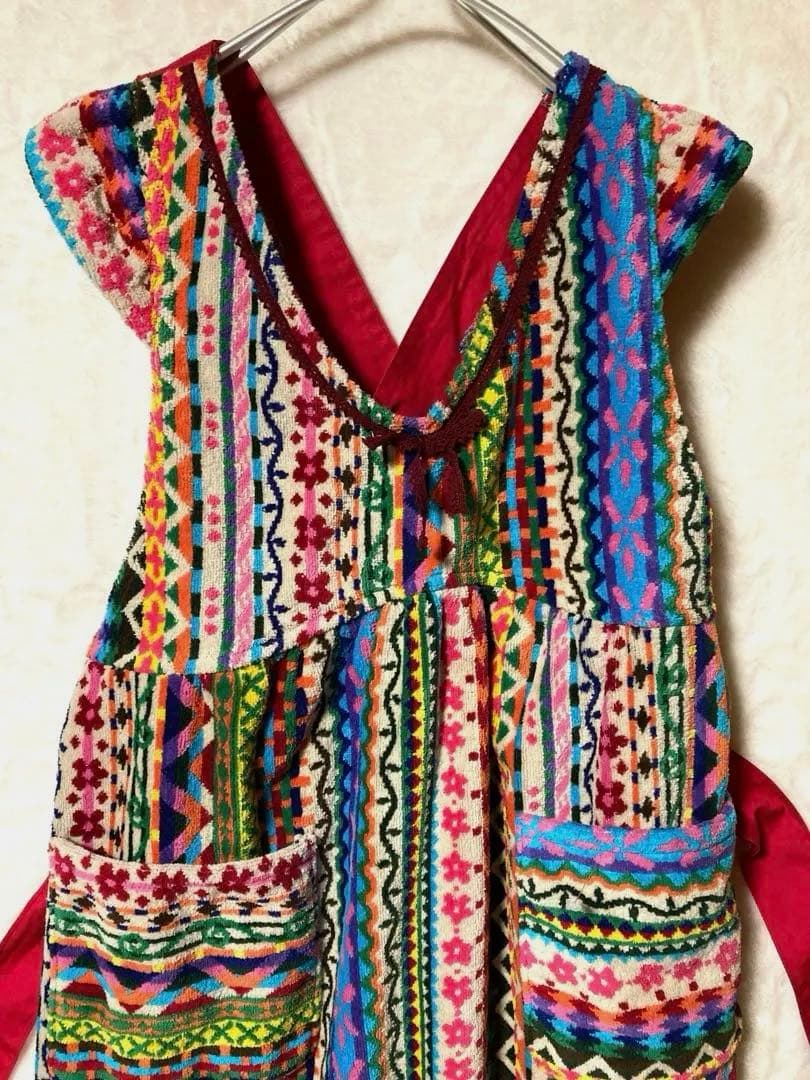 [新品同様]レイクアルスター カラカラ エプロン 厚手 日本製 綿100%