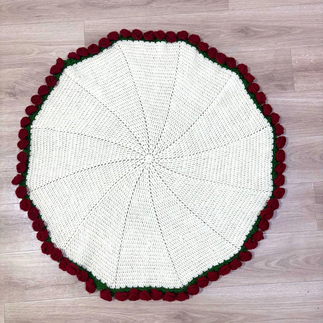 花束ブランケット フラワーブランケット 花束ブーケ ハンドメイド 毛糸