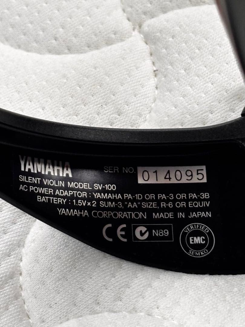 YAMAHA SV-100 サイレントバイオリン