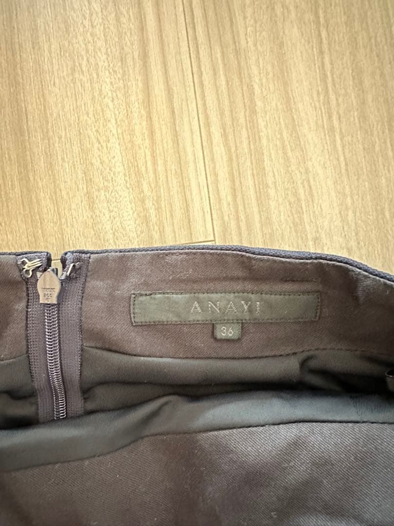 【未使用】アナイ　タイトスカート　ネイビー