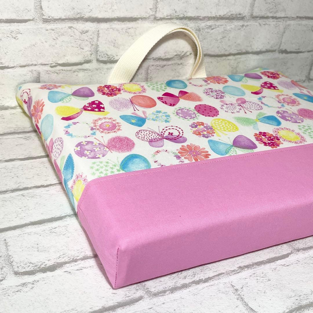 カラフル(WH)×ピンク 入園入学グッズ5点セット/裏地キルティング