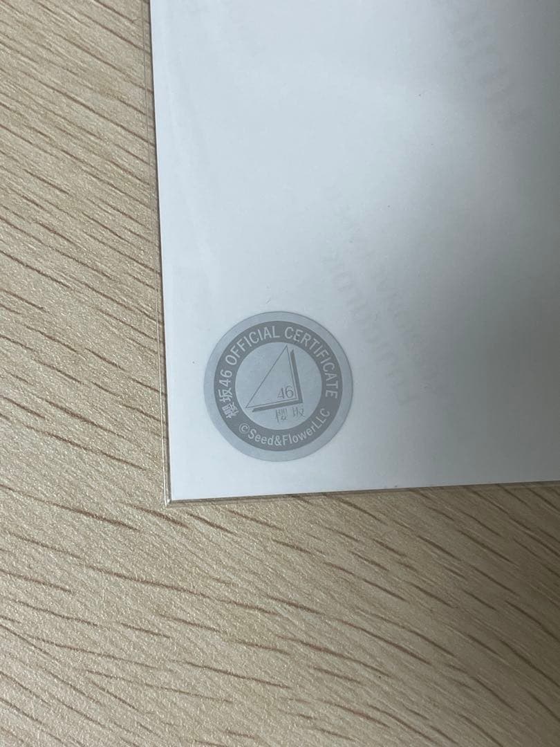 櫻坂46 生写真 山川宇衣 直筆サイン