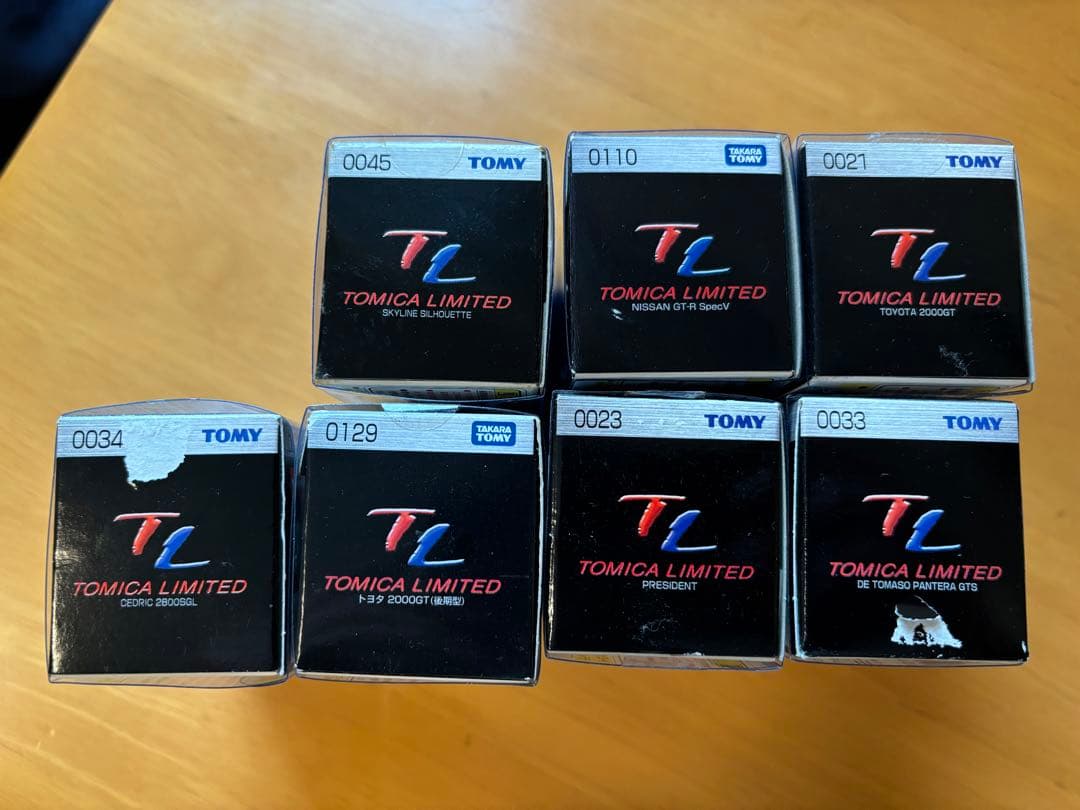 トミカリミテッド7台セット スカイラインシルエットほか