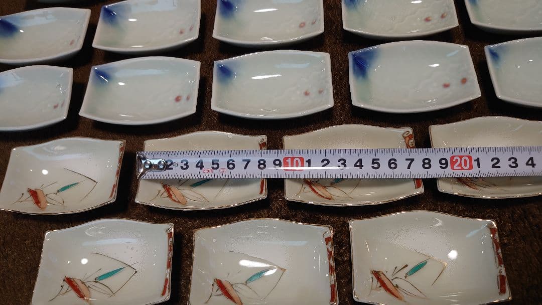 古伊万里　伊万里　豆皿　角皿　３種２７客