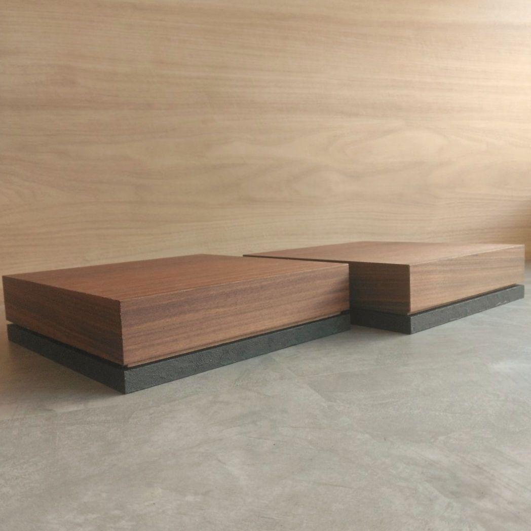 木製スピーカースタンド一対