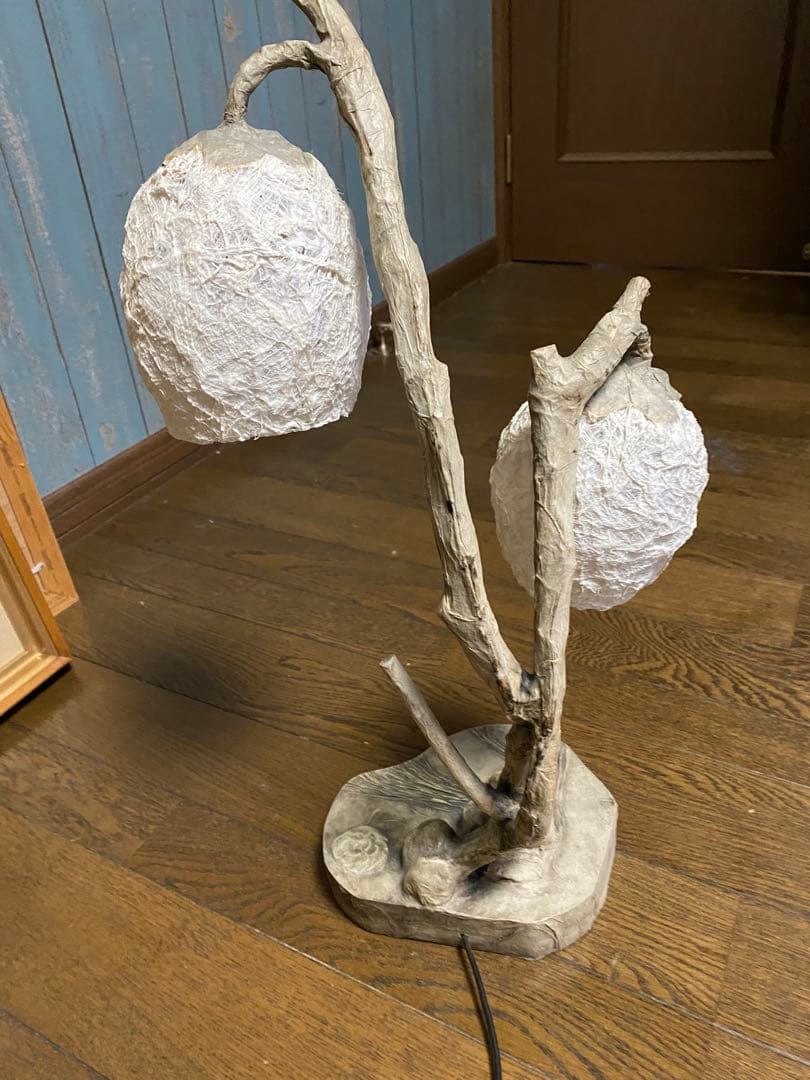 和紙　ランプスタンド　海外購入