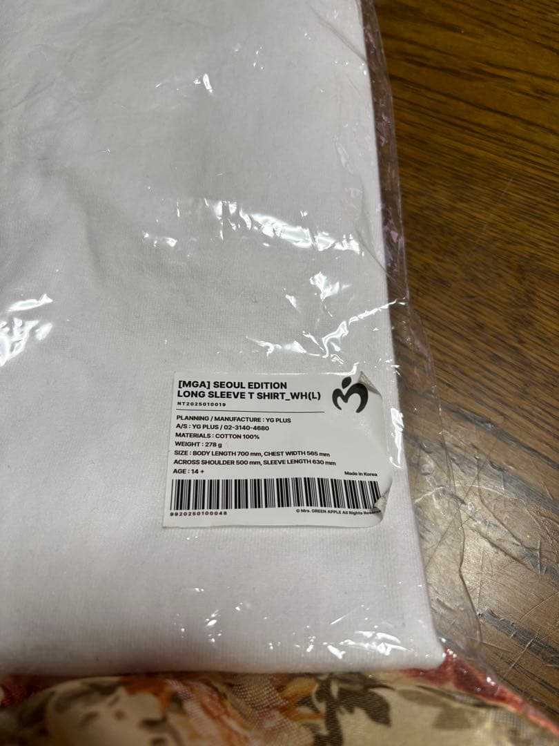 Mrs. GreenApple ミセス ソウルコン 長袖Tシャツ