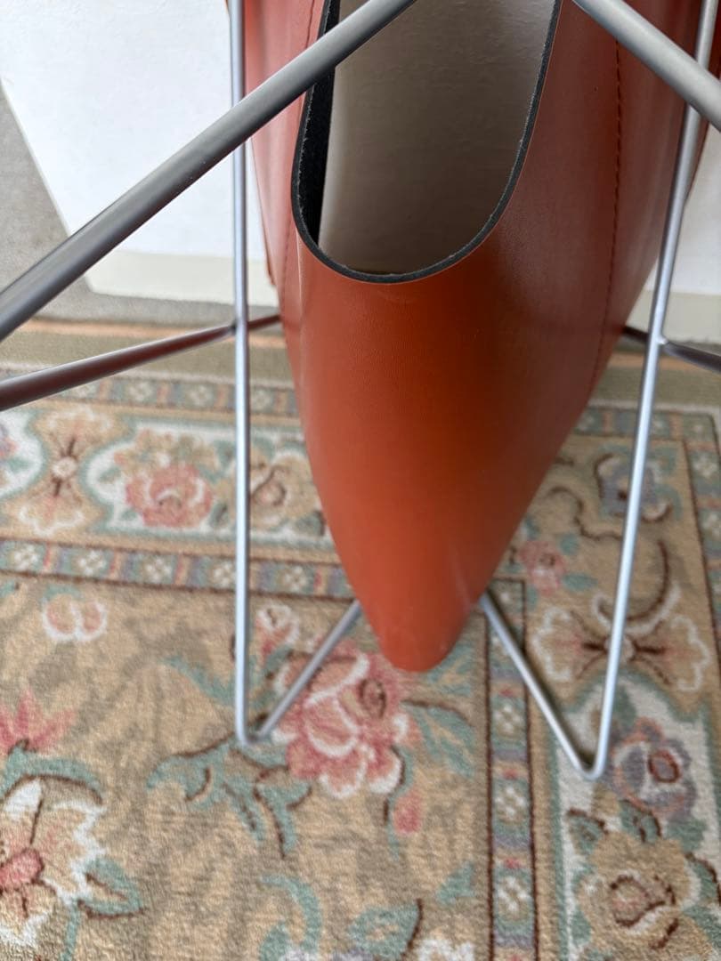 ◾️karimoku◾️カリモク マガジンラック　本革　レザー