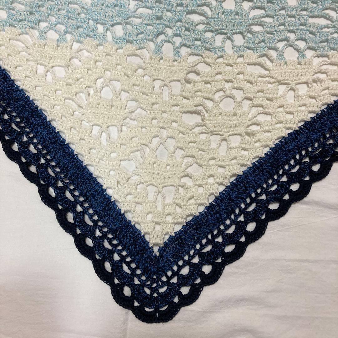 三角ショール　バレエ用　ハンドメイド　ねこ模様　⑤