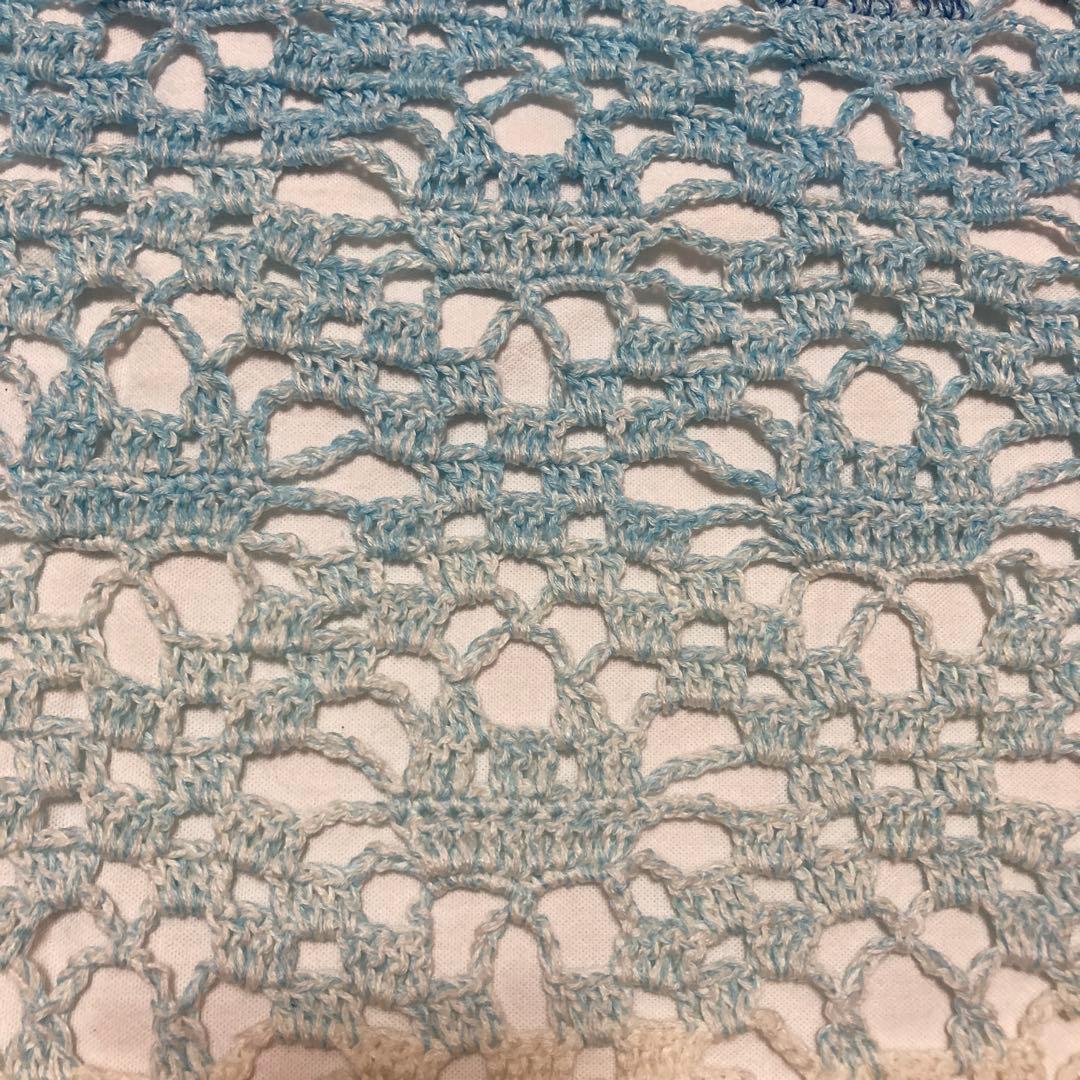 三角ショール　バレエ用　ハンドメイド　ねこ模様　⑤