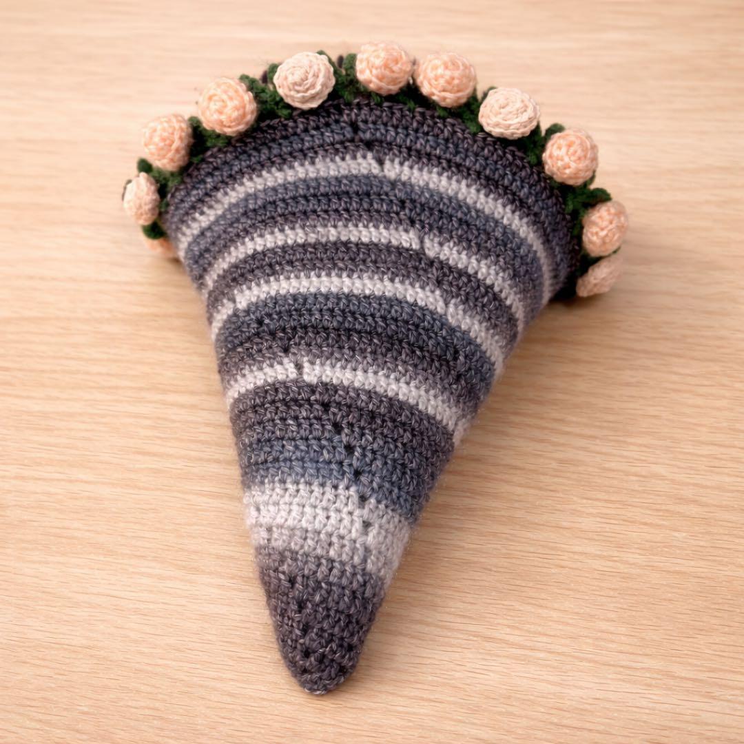 ブーケブランケット 花束ブランケット グラデーション かぎ針編み