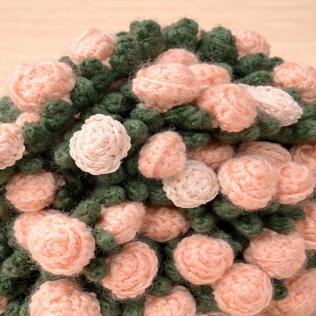 ブーケブランケット 花束ブランケット グラデーション かぎ針編み