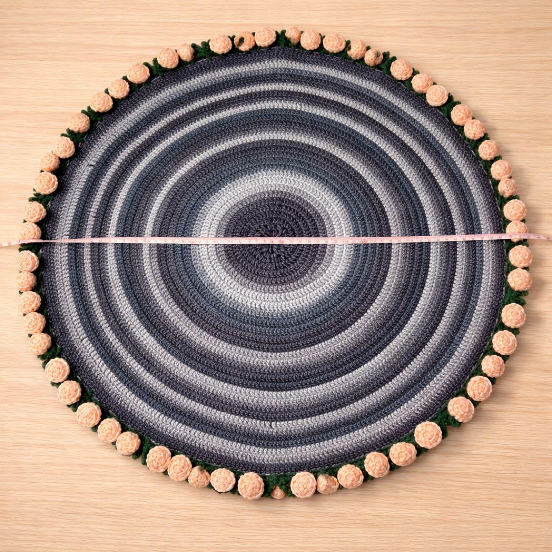 ブーケブランケット 花束ブランケット グラデーション かぎ針編み