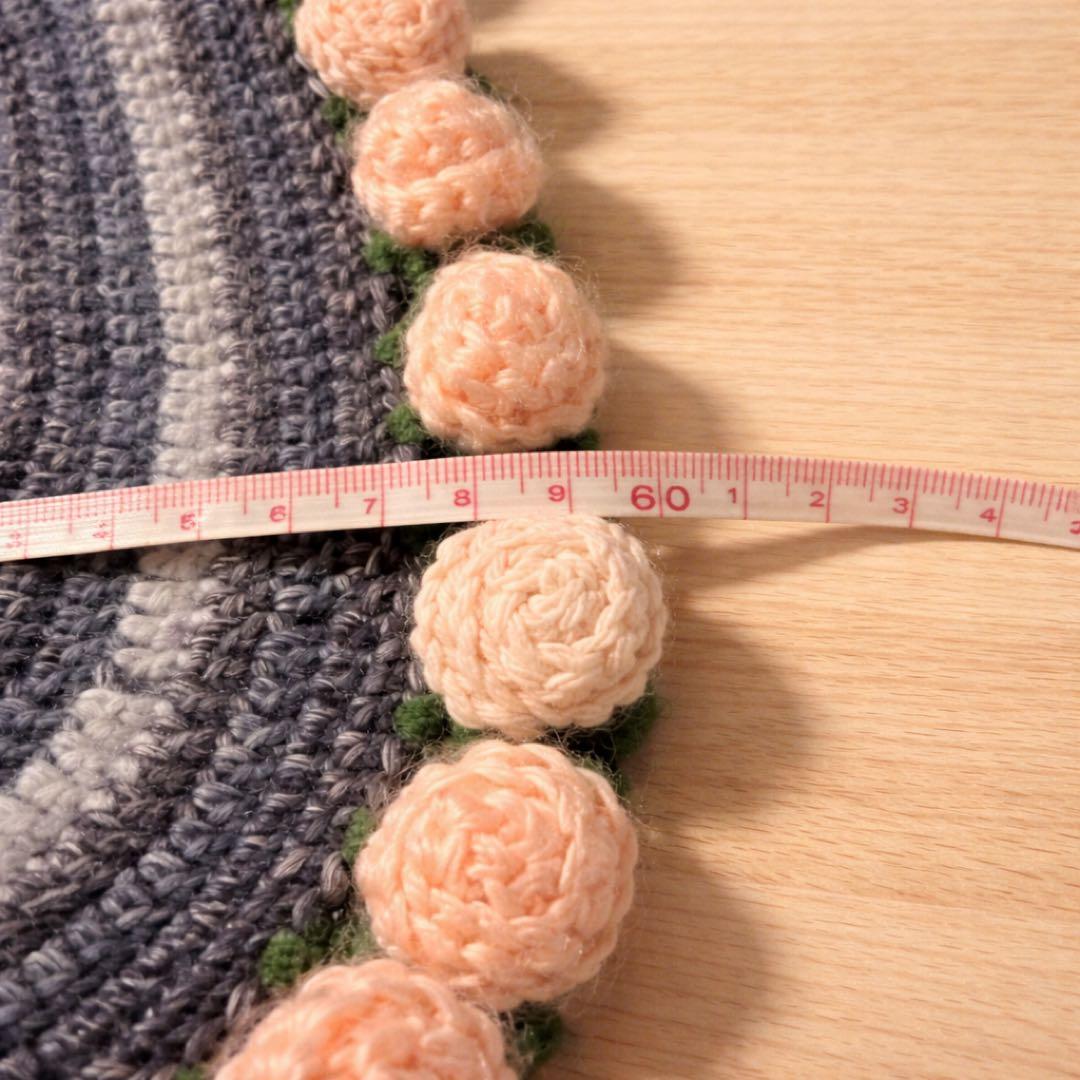 ブーケブランケット 花束ブランケット グラデーション かぎ針編み