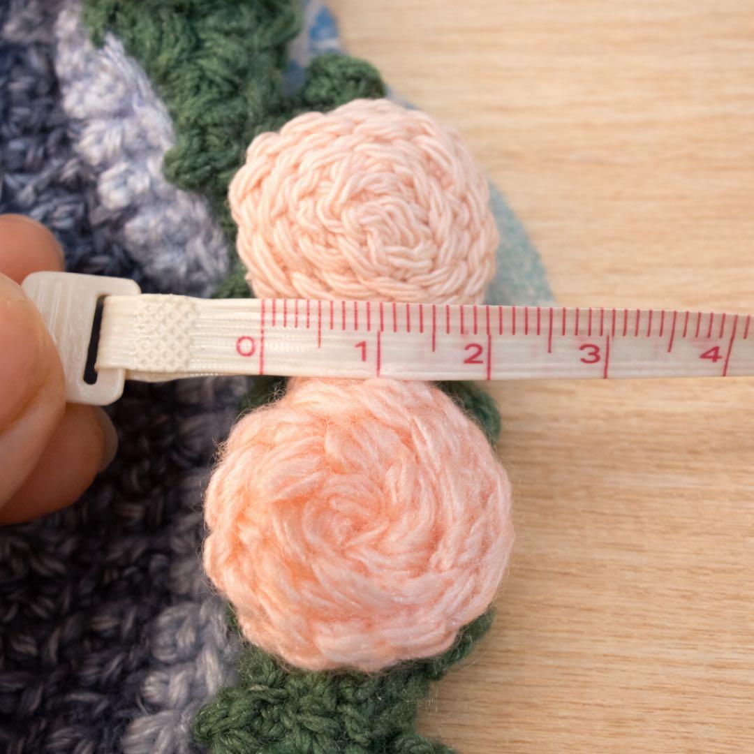 ブーケブランケット 花束ブランケット グラデーション かぎ針編み